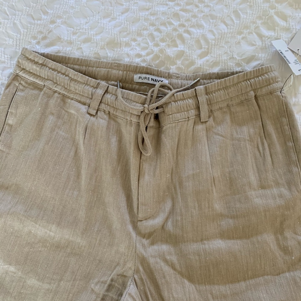 Pure Navy linen pants size Large